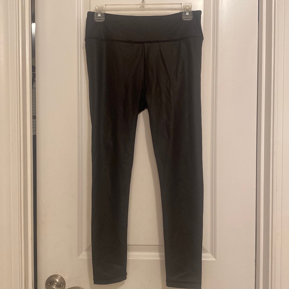 Faux leather leggings